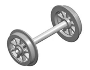 Liliput 949305 - Speichenradsatz D=7.5mm 50 Stück H0/GL